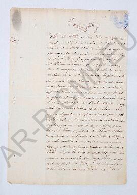 [Copia de la hijuela de adjudicación de propiedad a favor de Petrona Moreira] 1875