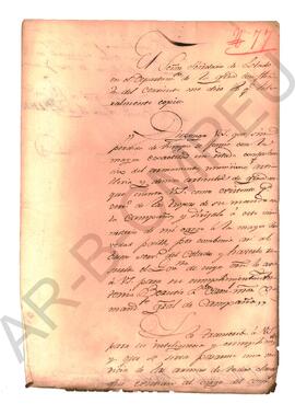 [Copia de Oficio al Cabildo de la Villa de Luján] 1816