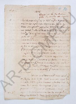 [Nota al Cabildo de la Villa de Luján, firmada por Antonio Carrasco] 1806