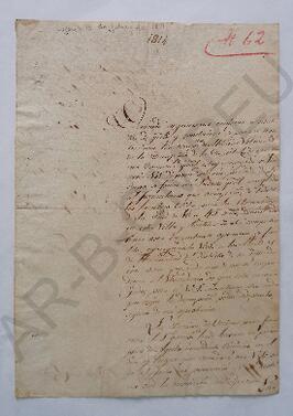 [Nota de Juan Ramón Balcarce al Cabildo de la Villa de Luján] 1814