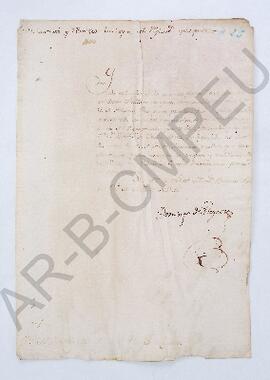 [Oficio dirigido al Cabildo de la Villa de Luján] 1806