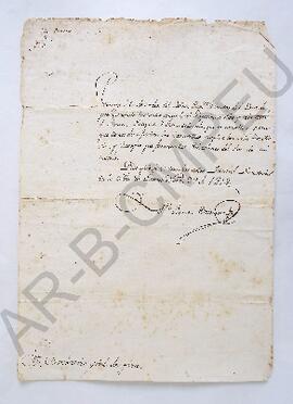 [Nota de Ramón Balcarce al Comisario General de Guerra] 1819