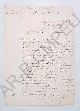 [Nota de José E. Sánchez al Alcalde de Barrio en Comisión] 1838