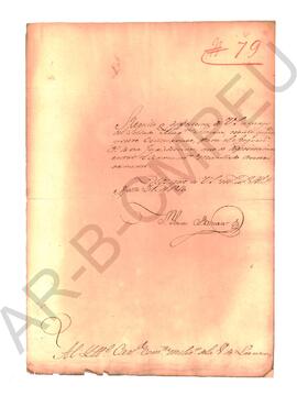 [Oficio de Juan Ramón Balcarce al Cabildo de la Villa de Luján] 1816